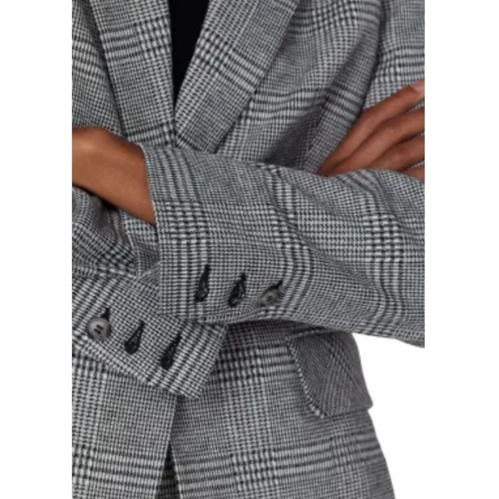 Jason Wu Plaid Check Patterned Blazer Jacket 17526 - image 5